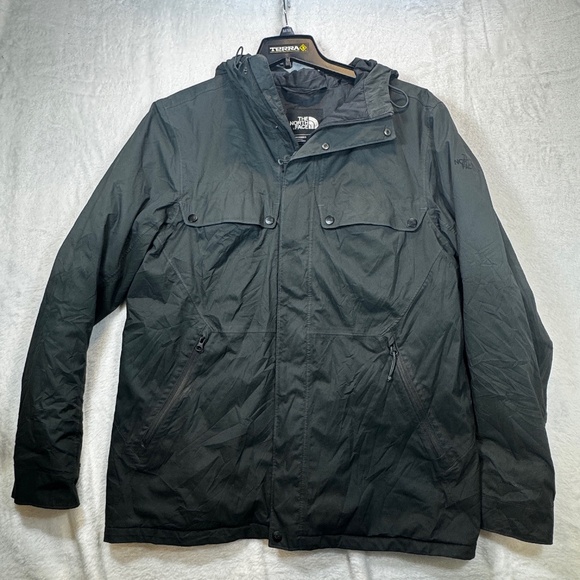 The North Face Jenison Jacket Mens Size Large Black Waterproof Hiking Camping - Picture 1 of 11